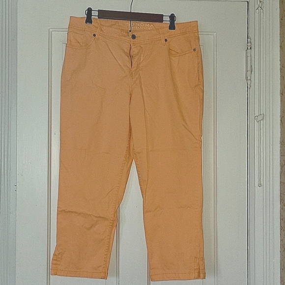 16P Sonoma orange sherbet cropped pant - Picture 1 of 4